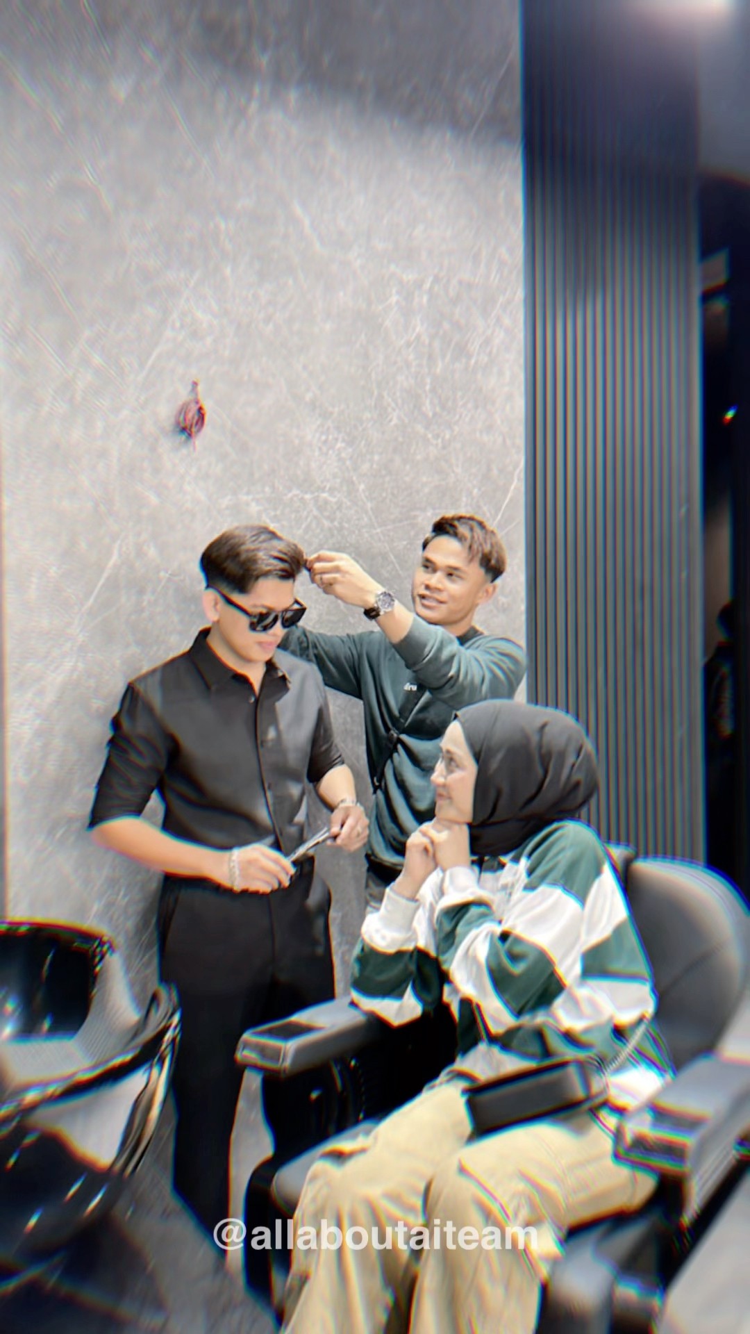 Redha Je La Abang Barber Dah Buat Una Tertarik ? #aiuna #aihafiz #hana #aiteam